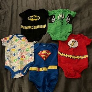 Justice league onesies